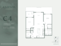Ashton Plan C4 2 Bedroom + Flex 2 Bathroom