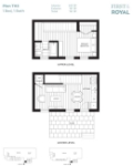 First and Royal Plan TH3 1 bed+1 bath