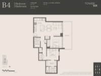 The Amazing Brentwood - Tower 6 Plan B4 2 bed+2 bath