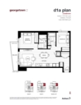 Georgetown Two d1a plan 2 bed 2 bath