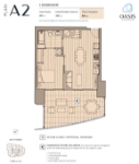 Oasis at Concord Brentwood (East Tower) Plan A2 1 bed+1 bath