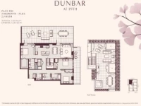 Dunbar at 39th Plan-PH1-3-bed+Flex+2