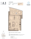 Oasis at Concord Brentwood (East Tower) Plan A1 1 bed+1 bath