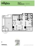 The Heights on Austin Plan C5 2 bed+2 bath