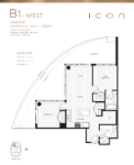 Icon at Southgate City B1-west Adaptable 2 Bedrooms + Den - 2 Baths