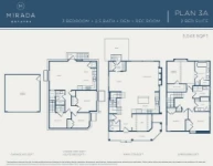 Mirada Estates Plan 3A 3 bed+2
