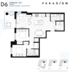Paradigm Plan D6 2 bed+Flex+2 bath