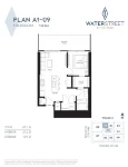 Water Street by the Park Plan A1-09 1 bed