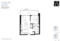 The City of Lougheed - Tower THREE Plan A3 1 bed+ 1 bath