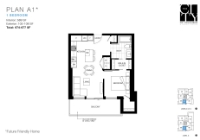 The City of Lougheed - Tower THREE Plan A1 1 bed+ 1 bath
