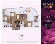 Etoile Gold Plan A1 3 Bedroom + Den