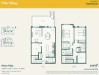 Hartley - Hemlock (Building 1) Plan F2a 2 bed+DEN+Flex+3 bath