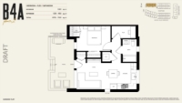 The Cut PHASE 2 Plan B4A 1-Bedroom + Flex 1-Bathroom