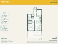 Hartley - Hemlock (Building 1) Plan B1 1 bed+DEN+1 bath