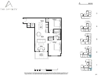 The Affinity Plan A 2 bed+2 bath
