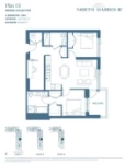 North Harbour Plan D1 Marina Collection 2 bed + DEN