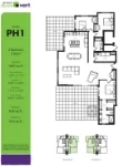 Green Square Vert Plan-PH1-3-bed+2-bath