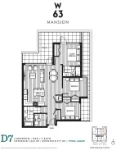 W63 Mansion Plan D7 3 bed+DEN+2 bath