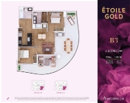 Etoile Gold Plan B3 2 Bedroom