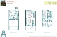 Acadia Townhomes Modern A1 4 bed+3