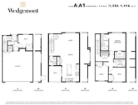 Wedgemont Plan A-A1 4 bed+2