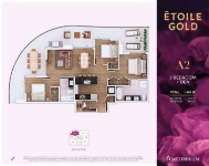 Etoile Gold Plan A2 3 Bedroom + Den