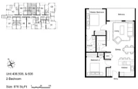 Pacific Trilogy Phase III Unit 406,506,606 2 bed+2 bath