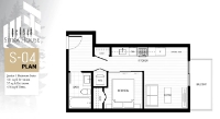 Sitka House Plan S04 Jr 1 bed+1 bath