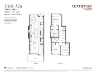 Terrayne Terrayne-Floor-Plan-Unit-A1a 3 bed + 2
