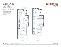 Terrayne Terrayne-Floor-Plan-Unit-A2a 3 bed + 2