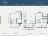 Mirada Estates Plan 3D 3 bed+2