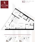 Icon Condos Langley Plan B2 1 bed+DEN+1 bath