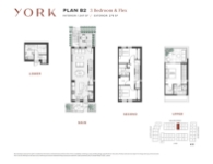 York Plan B2 3 Bedroom & Flex