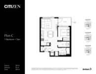 Citizen Plan C 1-bedroom + Den