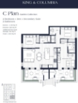 King & Columbia - Phase 2 Plan C 2 bed+DEN+Secondary Suit +2 bath