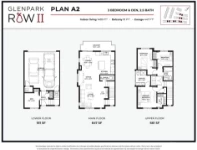 Glenpark Row II Plan A2 3 bed+DEN+2