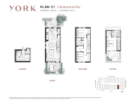 York Plan C1 3 Bedroom & Flex