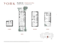 York Plan C2 3 Bedroom & Flex