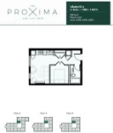 The Proxima Adamo JrA Jr Suite 1 bed+1 bath