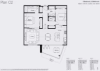 Light House Plan-C2-2-bed+2-bath