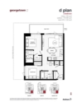 Georgetown Two d plan 2 bed 2 bath