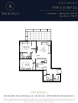 The Royale Type I1 2 bed+2 bath