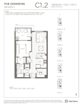 The Commons Plan C1.2 1 Bedroom + Flex + 1 Bath