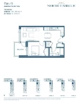 North Harbour Plan A1 Garden Collection 1 bed