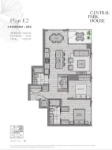 Central Park House Plan E2 2 bed + DEN