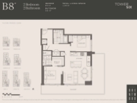The Amazing Brentwood - Tower 6 Plan B8 2 bed+2 bath