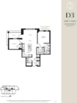 The Conservatory Plan D3 2 bed+2 bath
