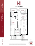 Hawthorne Plan-2A 2 Bedroom + Den