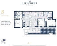 The Hillcrest Plan B 3 bed+2 bath+Flex