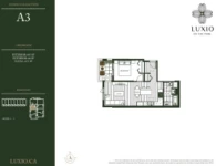 Luxio on the Park Plan A3 1 bed